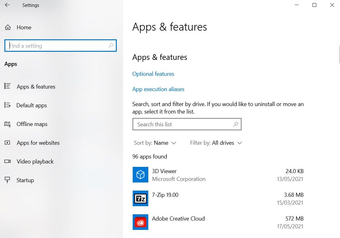 So beheben Sie, dass die linke Maustaste unter Windows 10 nicht funktioniert - windows settings apps