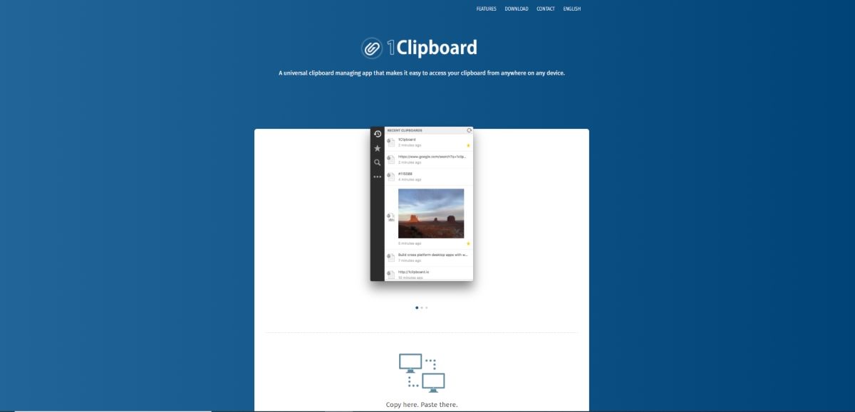 Make life easy with 1Clipboard clipboard manager