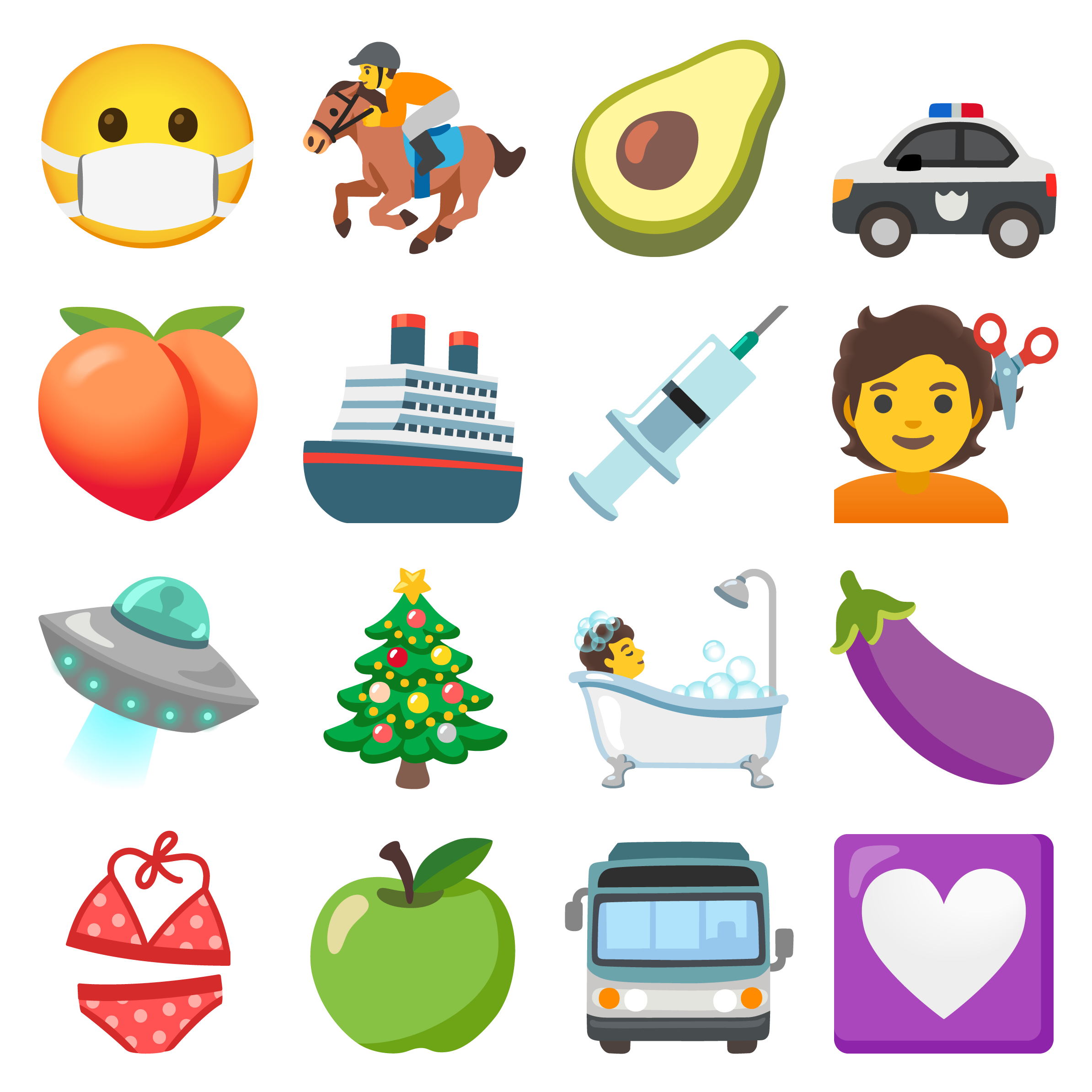 New Android 12 emoji