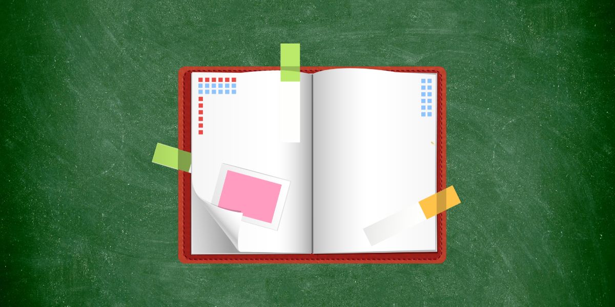 Visual showing a note book for to-do-list