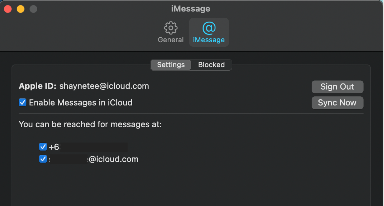 Enable Message on iCloud on Mac