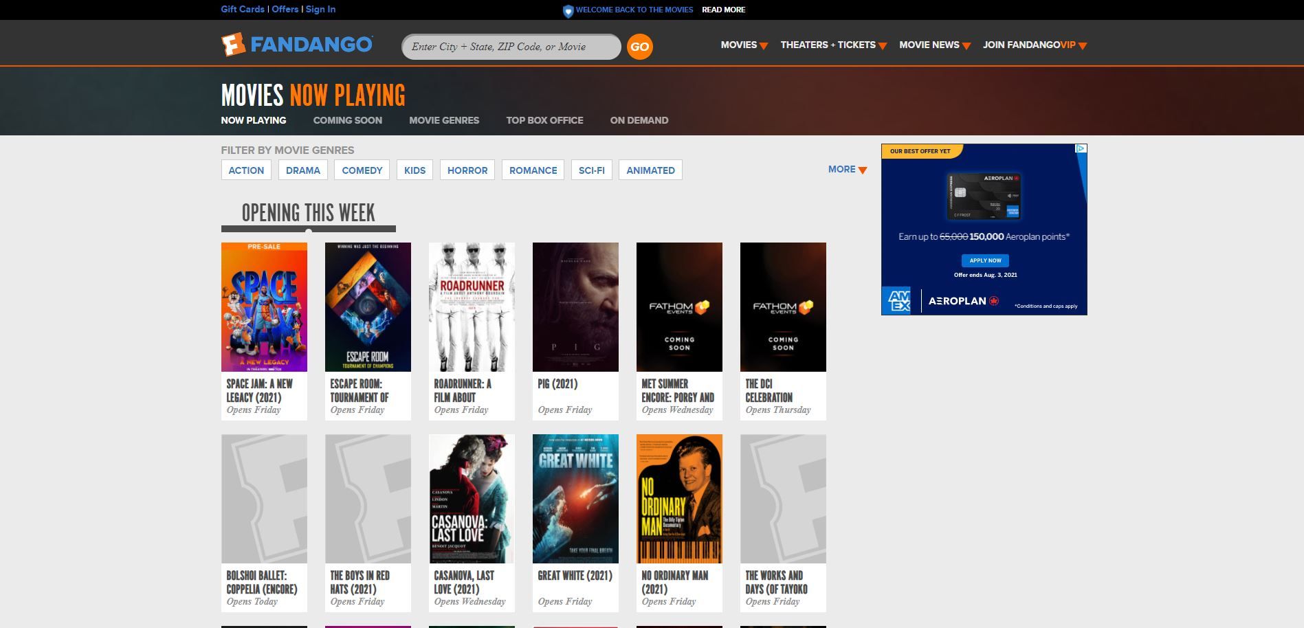 Fandango Movie Rentals Screenshot