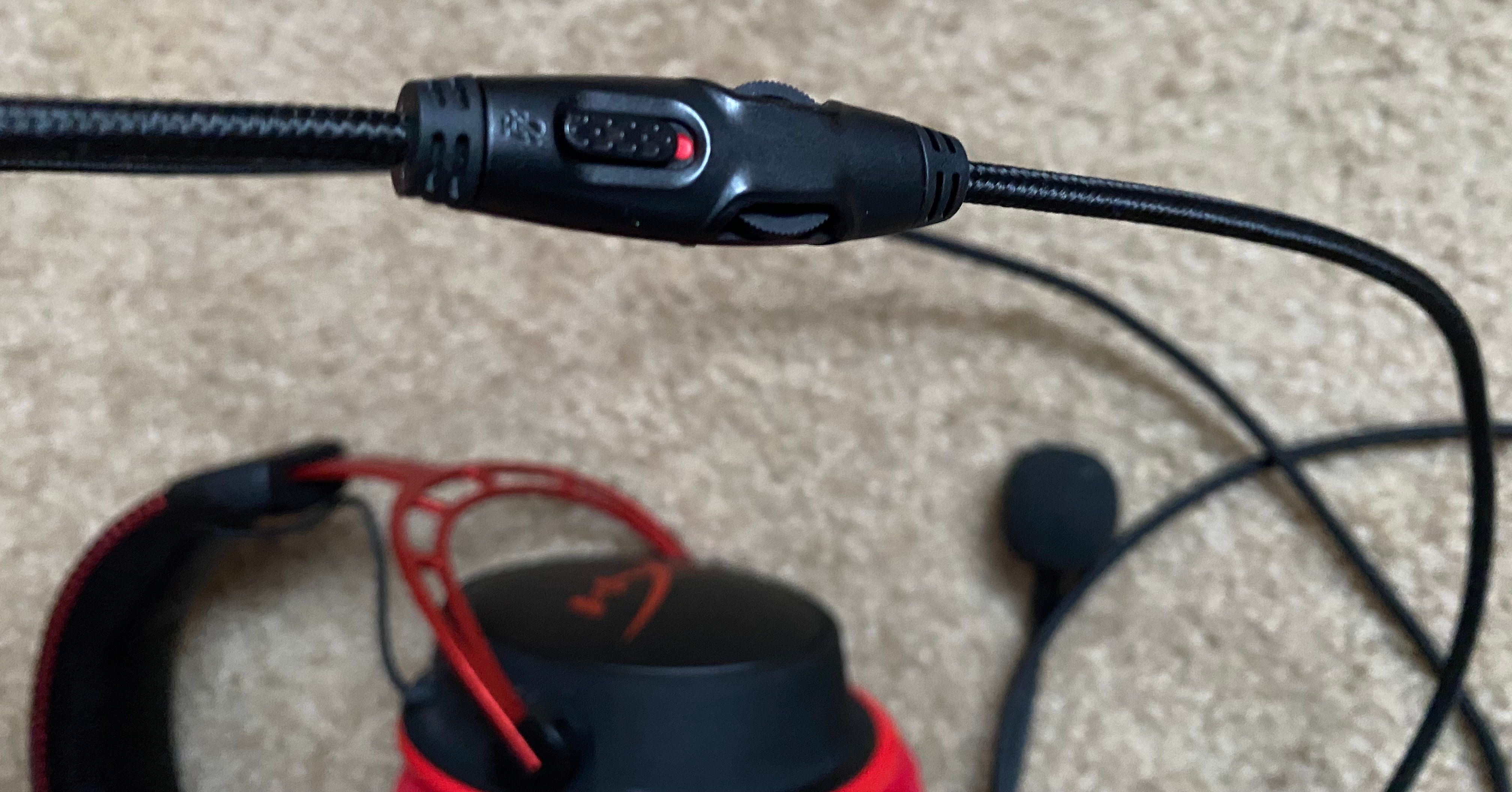 mic on headset picking up output audio