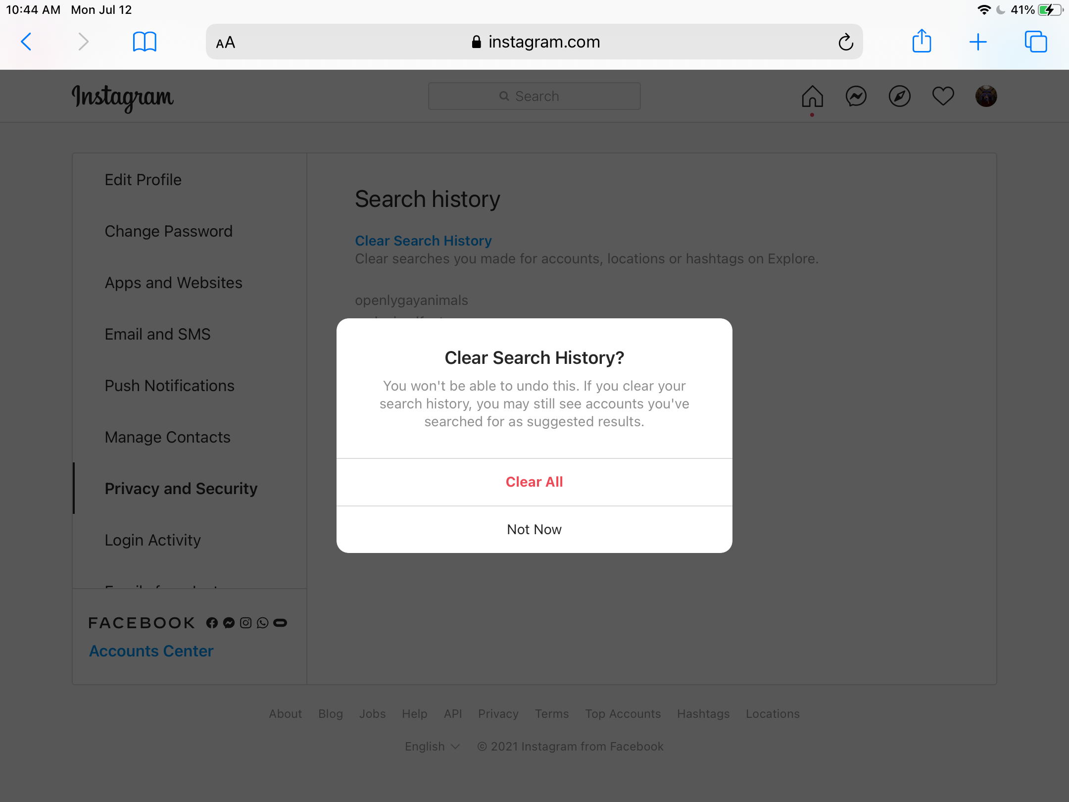 How to Clear Your Instagram Search History How to Clear Your Instagram Search History