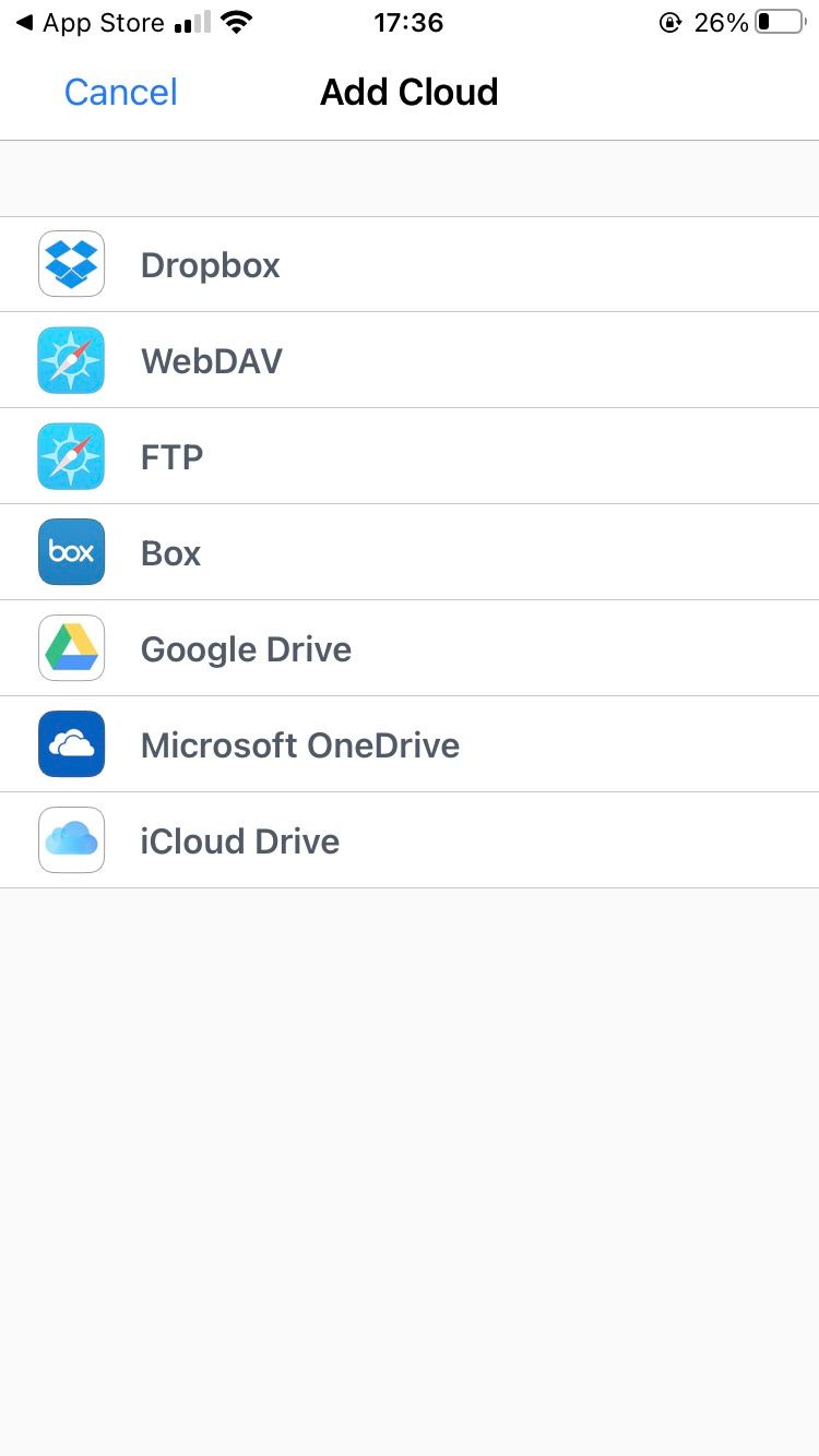 file manager icloud