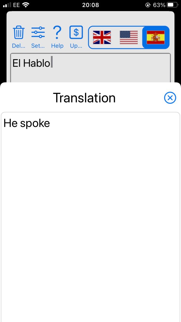 dictation translation