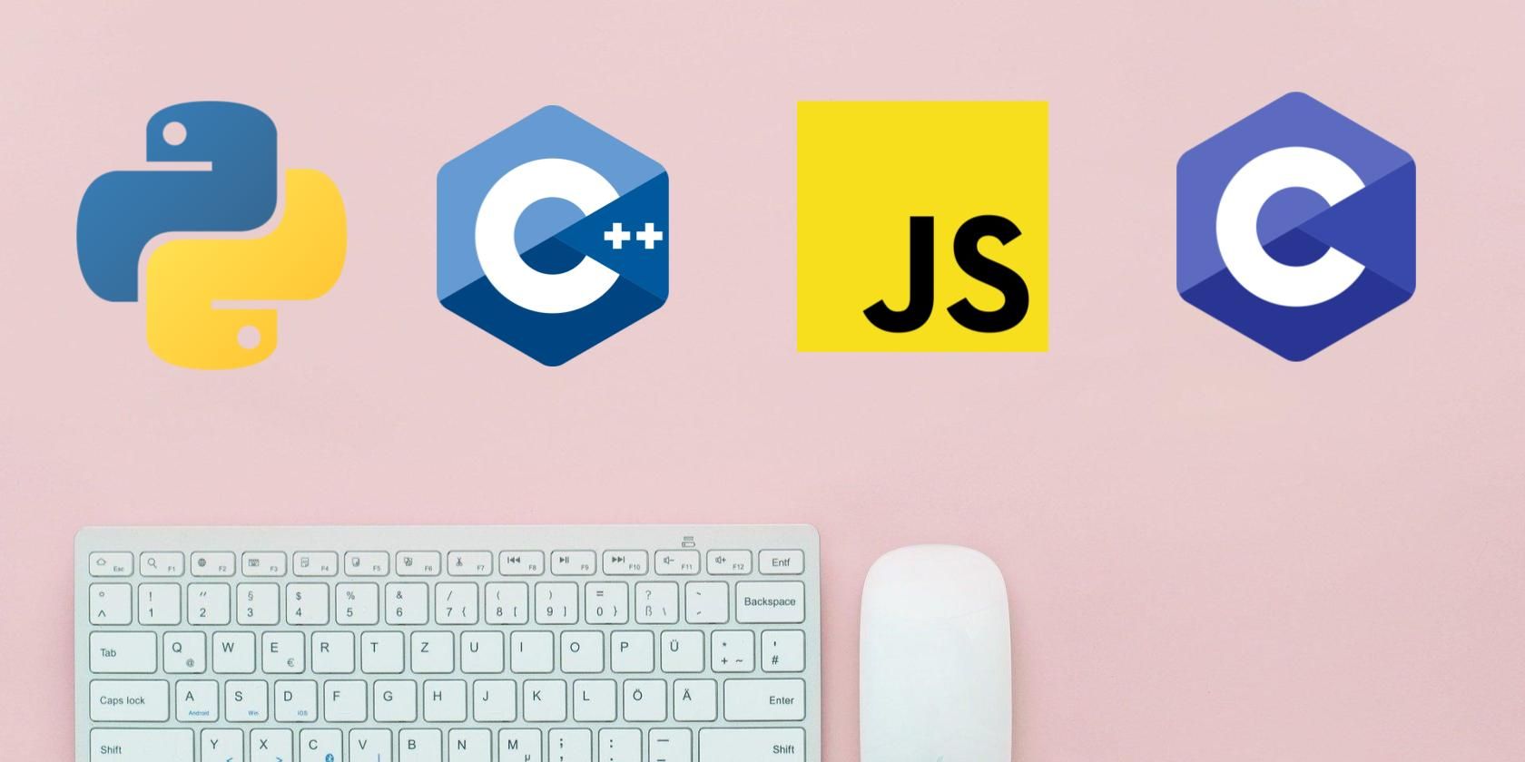 Keyboard and mouse with C, Python, JS, and C++