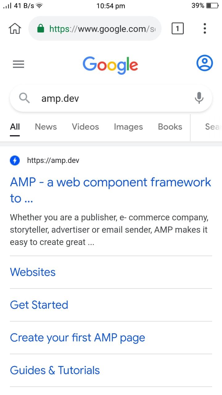 Kiwi Browser - Non-AMP Search Result After Checking the Remove AMP Option