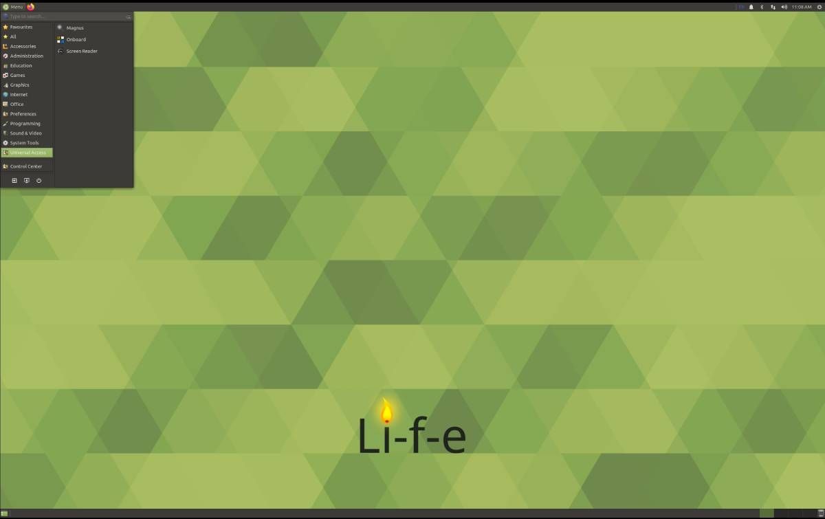 Li-F-E Linux desktop