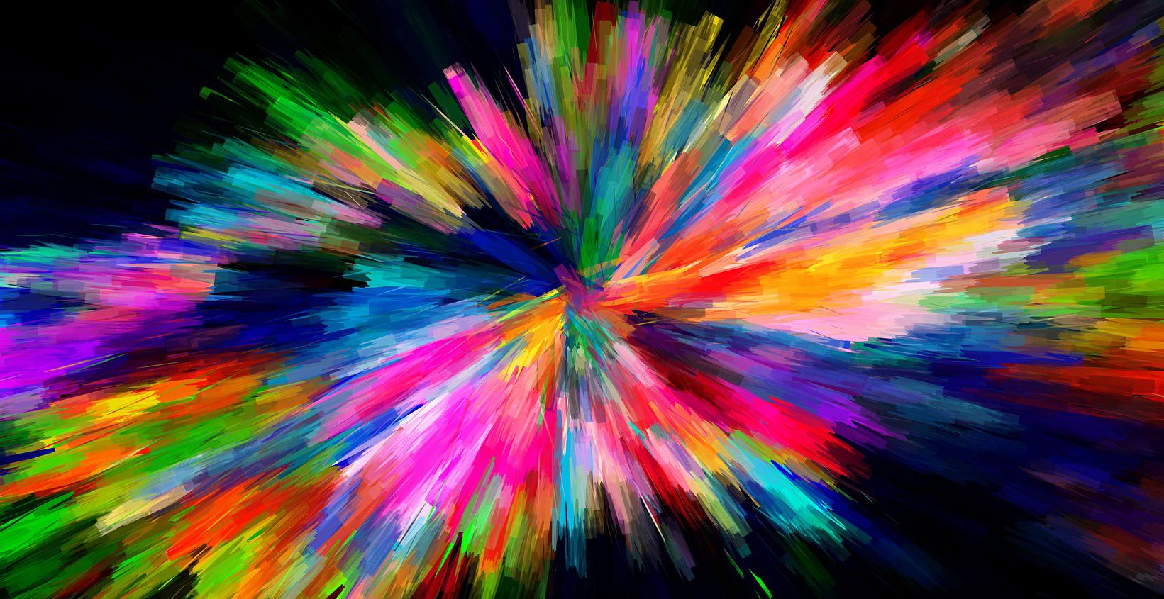 illustration of color explosion