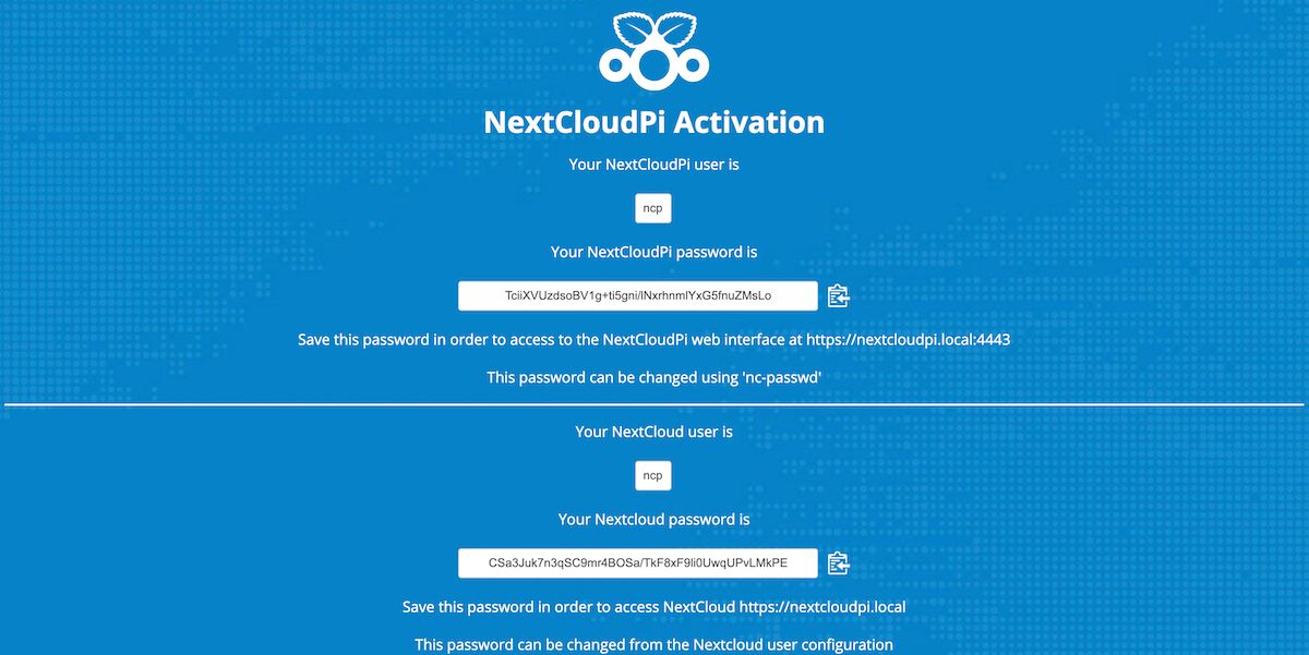 Bauen Sie Ihren eigenen Raspberry Pi Cloud Server mit Nextcloud - NextCloudPi activation