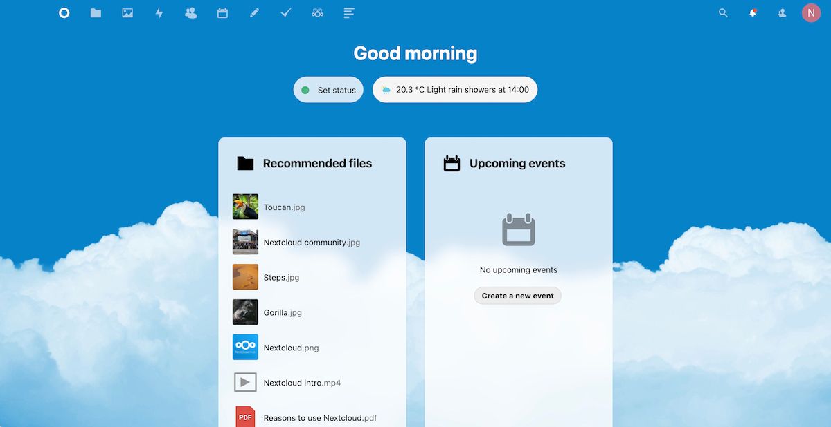 Bauen Sie Ihren eigenen Raspberry Pi Cloud Server mit Nextcloud - NextCloudPi dashboard