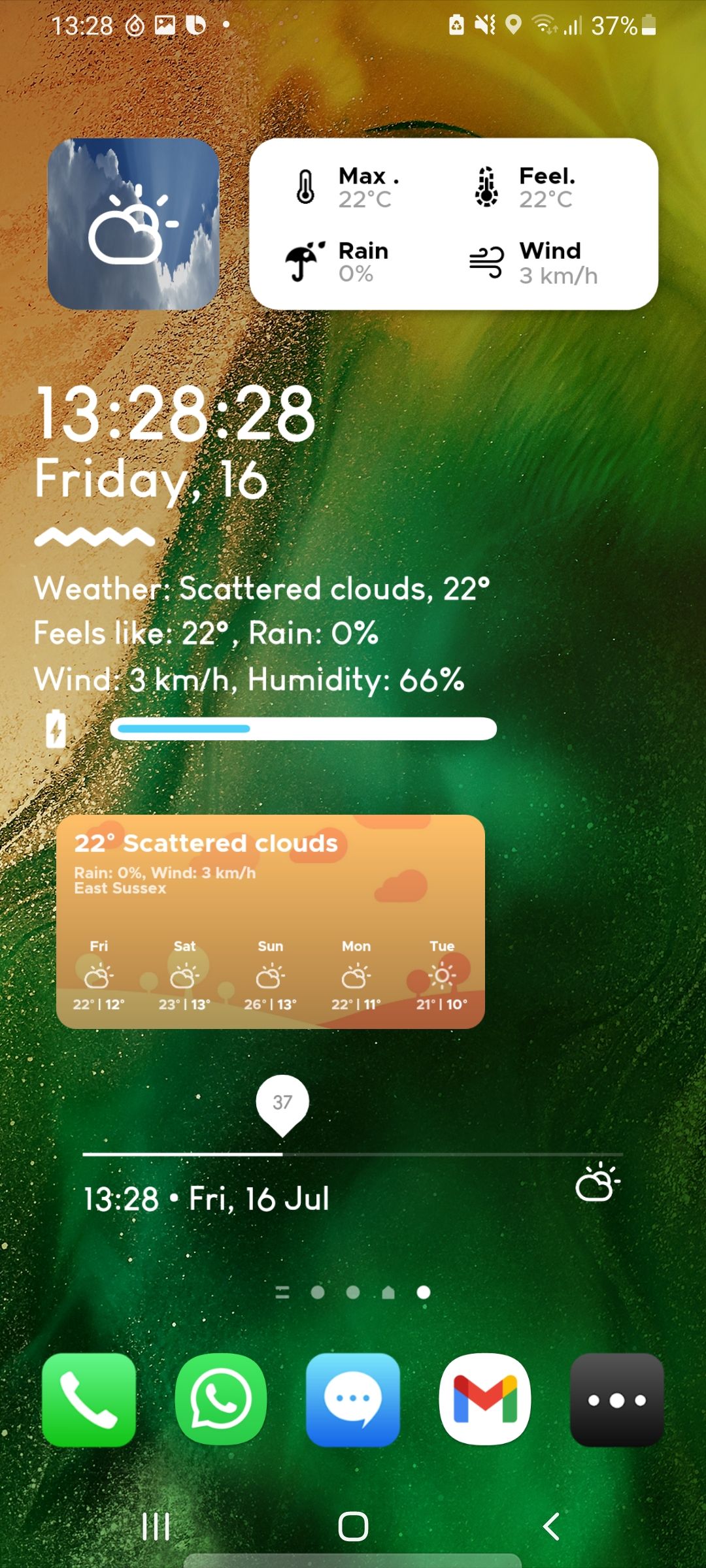 Overdrop weather widgets for android