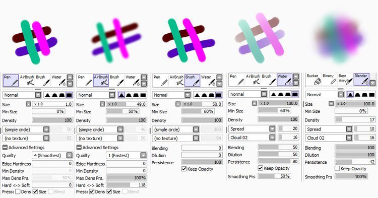 how to save custom brushes sai