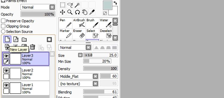 paint tool sai layer mask