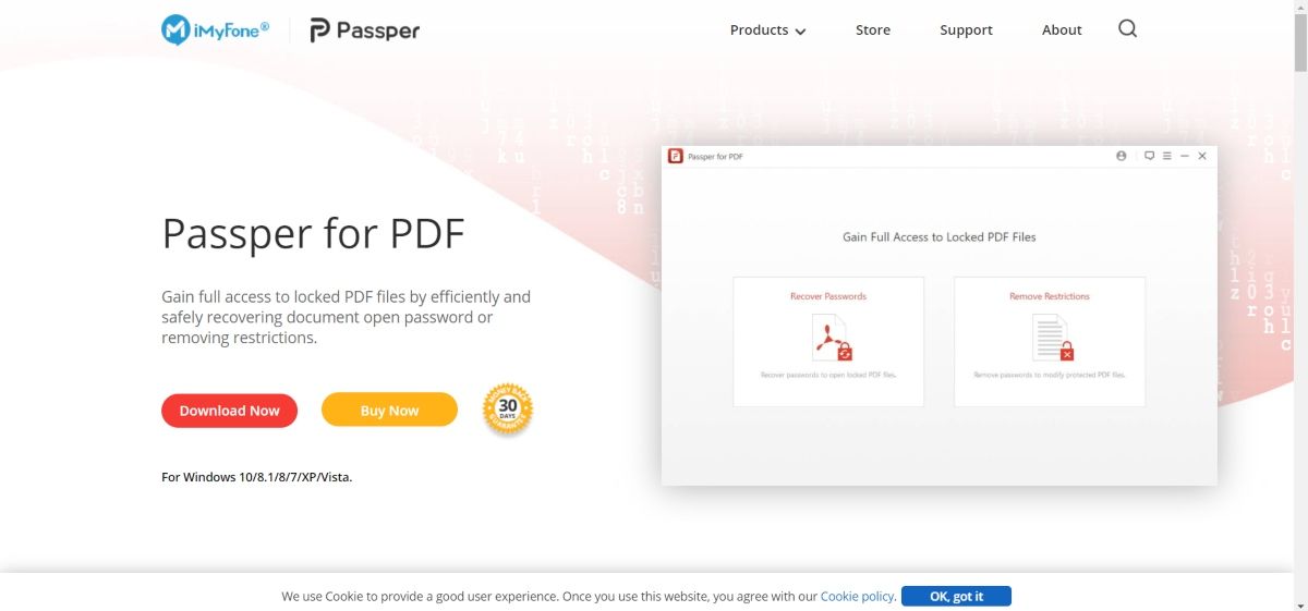 Passper for PDF - 6 strumenti di rimozione password PDF per sbloccare i file PDF