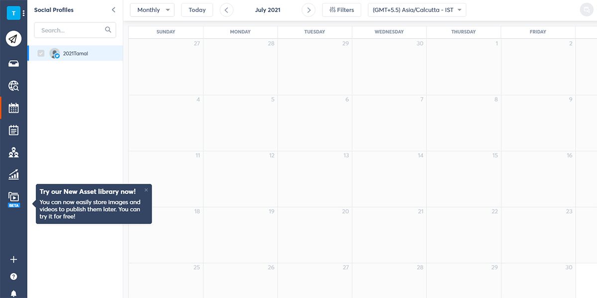 An image showing Agorapulse app social media post schedules