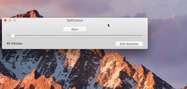 Use Self Control App
