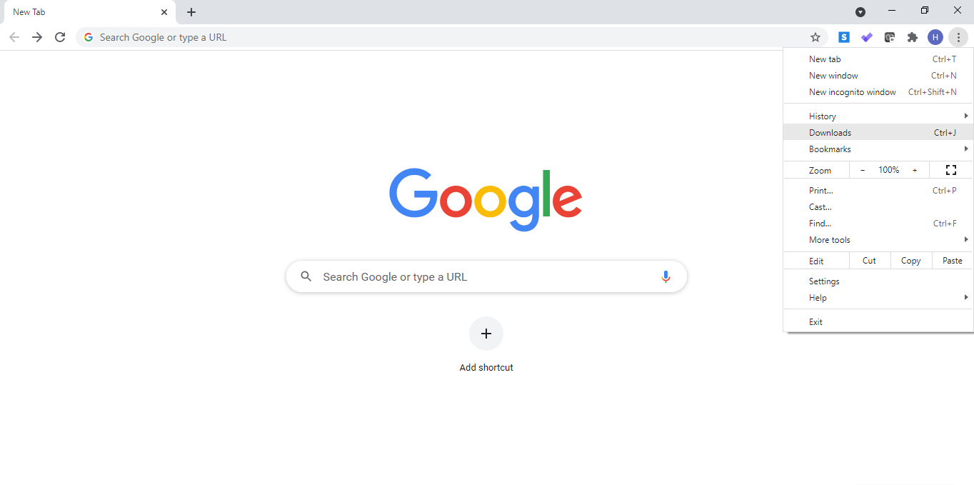 google chrome browser download button