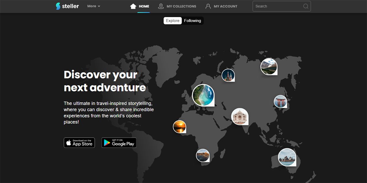 Image showing Steller, a social media for photographers