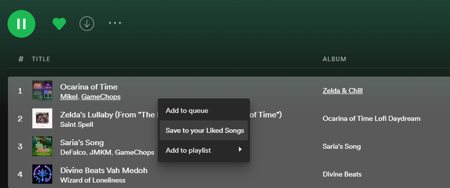 spotify share multiple songs at once