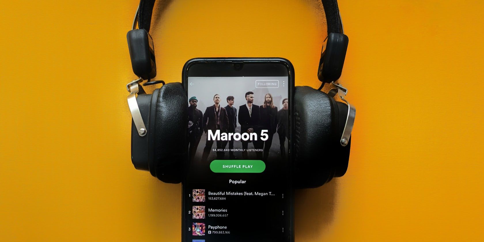 Spotify with Maroon 5