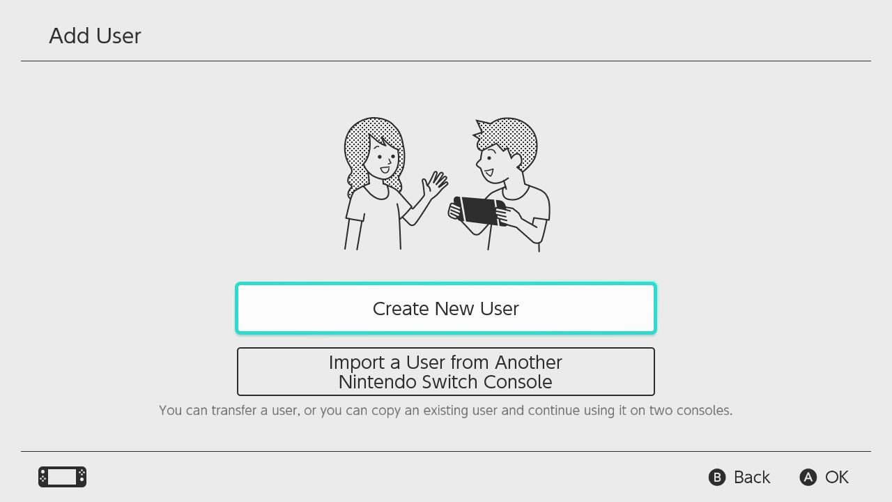 Switch - Create User Options
