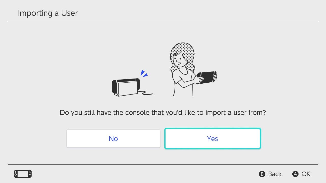 Switch - Do you Still Have the Console User Import Screen