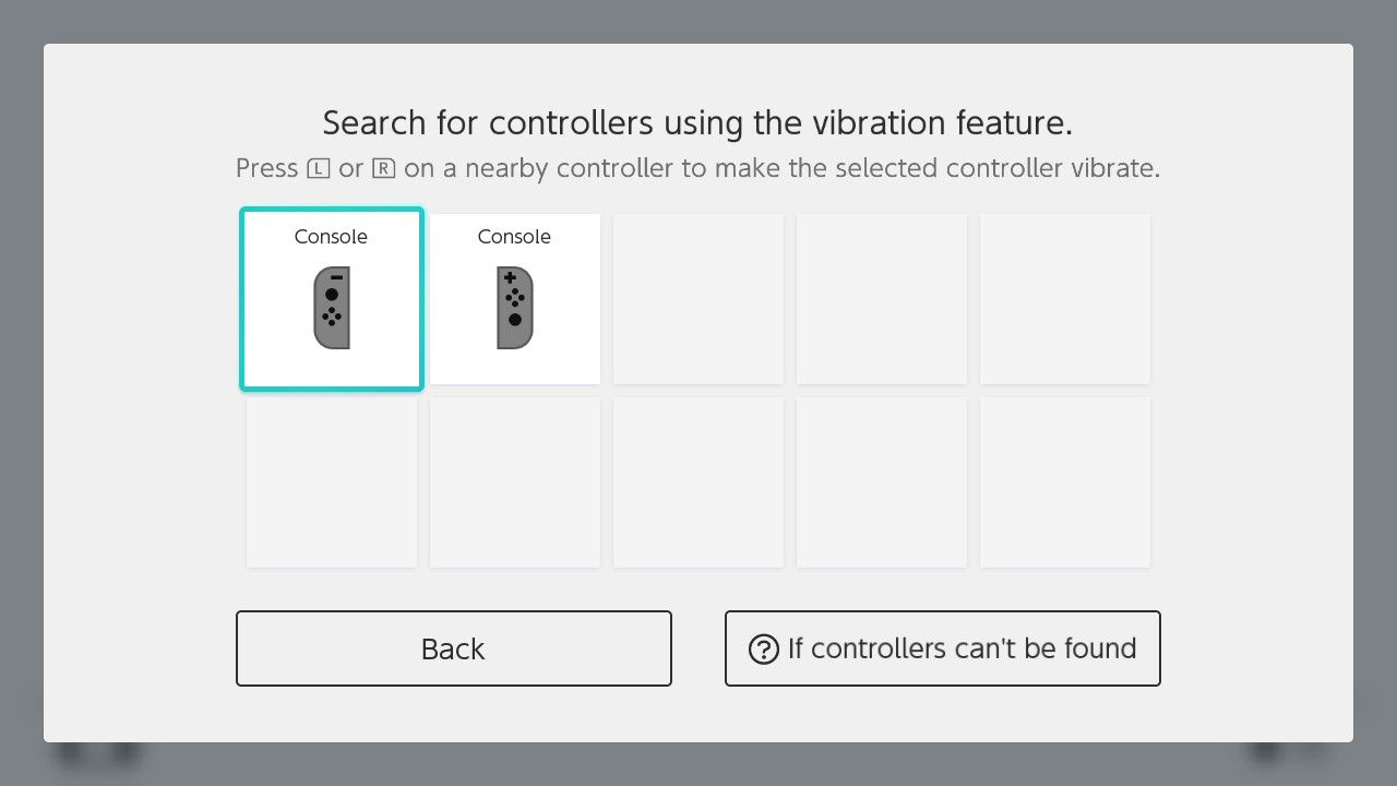 Switch - Search for Controller Icons