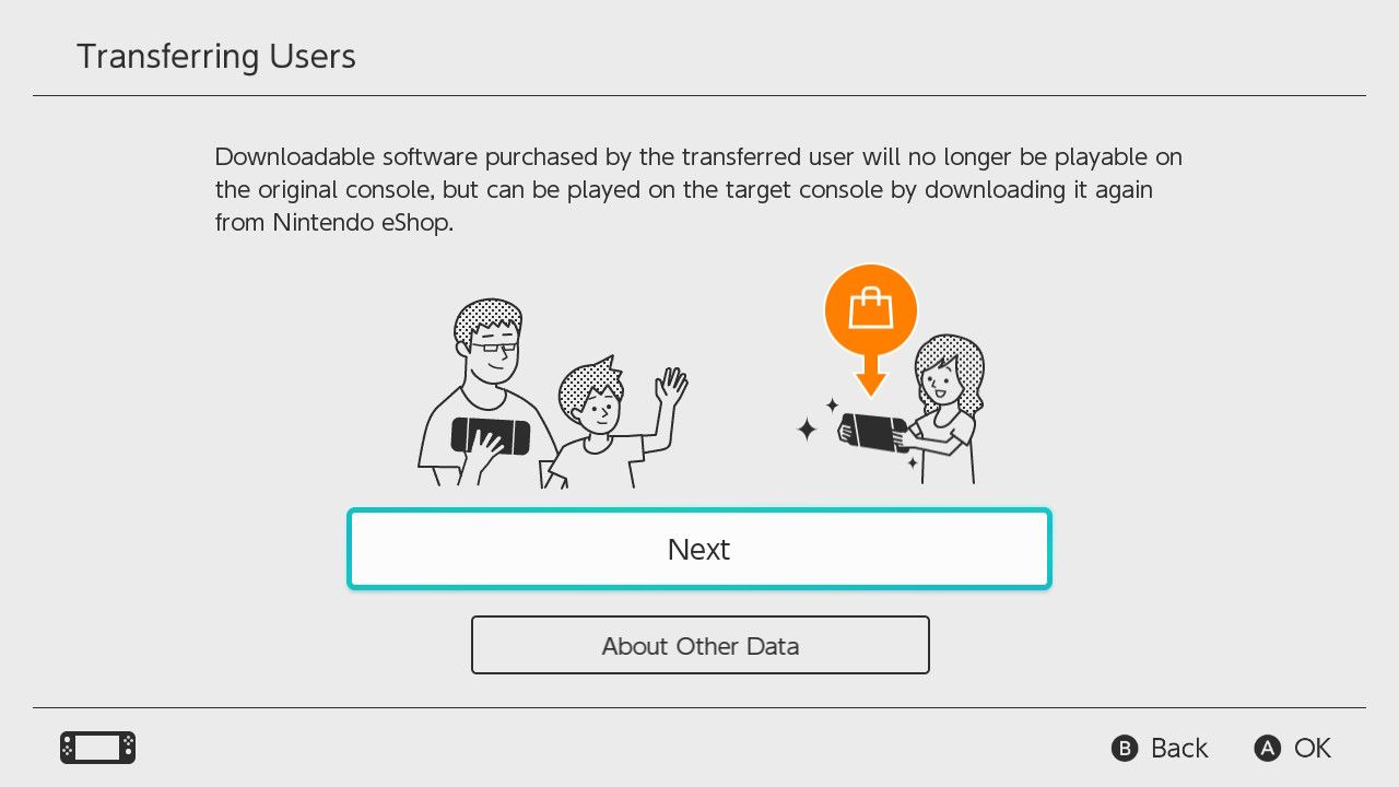 Switch - Transfer User to Nearby Console