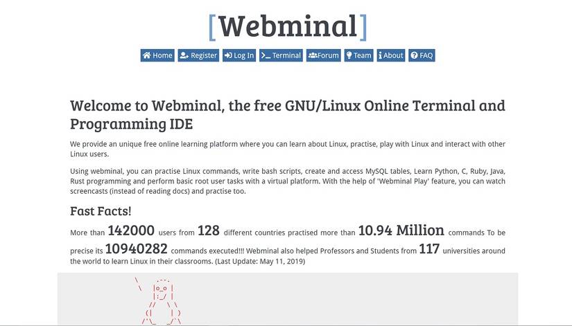 Web Terminal Linux The 10 Best Websites to Run Linux in a Web Browser