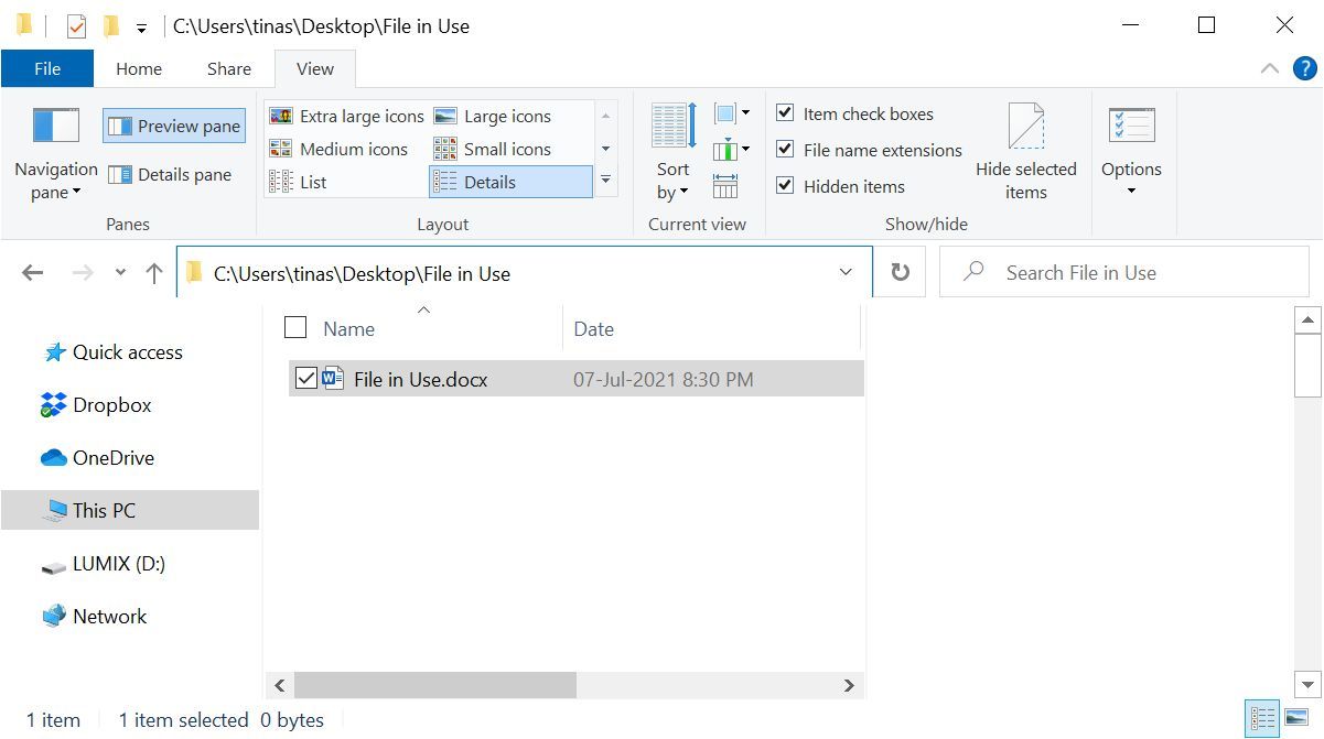 Find file path in Windows File Explorer.