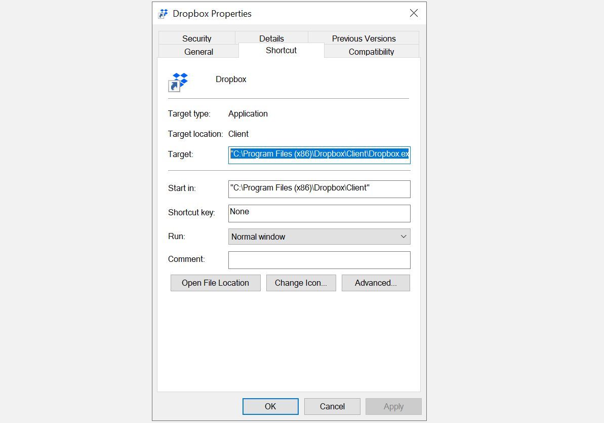 Windows File Properties - Come avviare più programmi con un collegamento in Windows 10