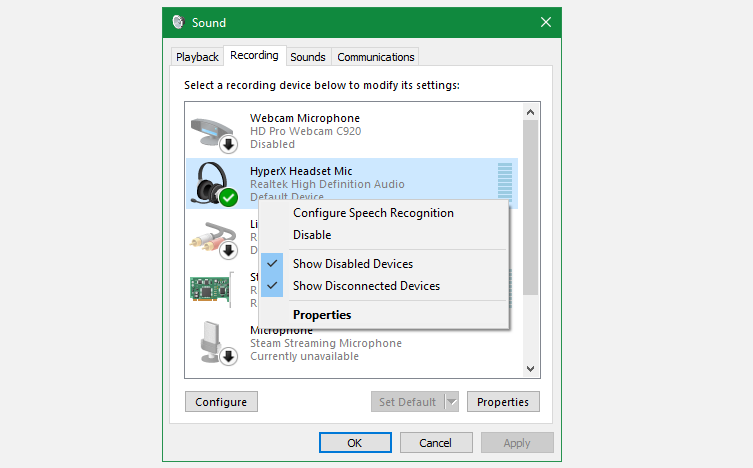 listen to this device delay windows 10