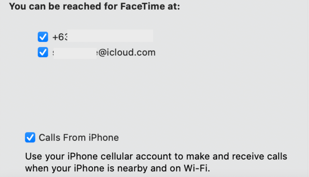 You Can Be Reached for FaceTime on Mac