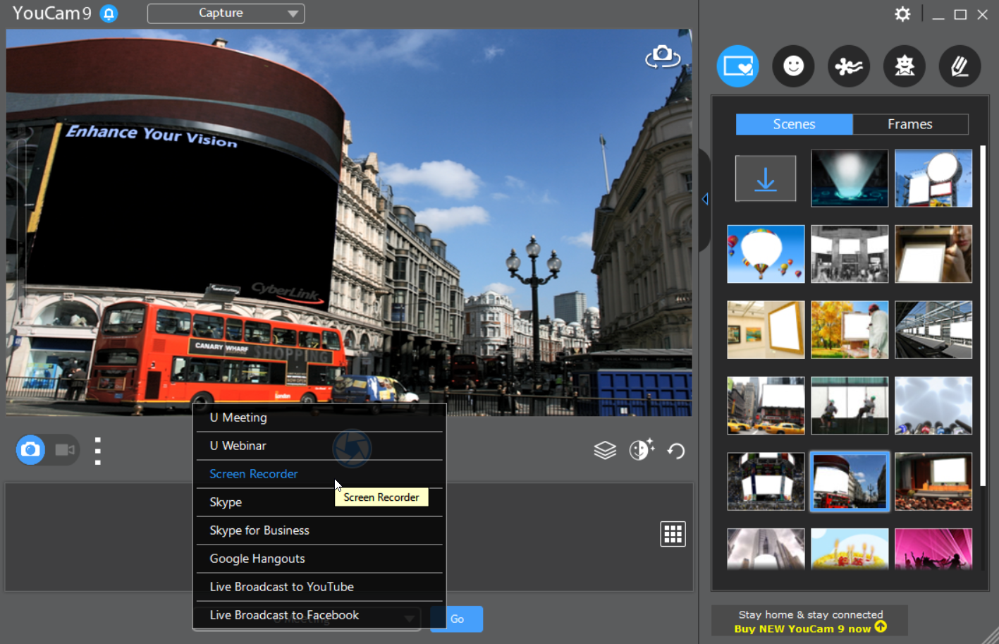YouCam webcam screenshot - Le 9 migliori app per webcam per Windows