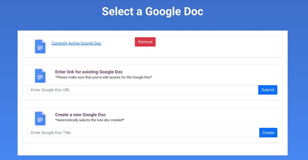 Collate is the fastest way to automatically add any text on the web (and its original URL) to a Google Doc
