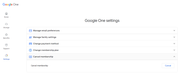  Google One 