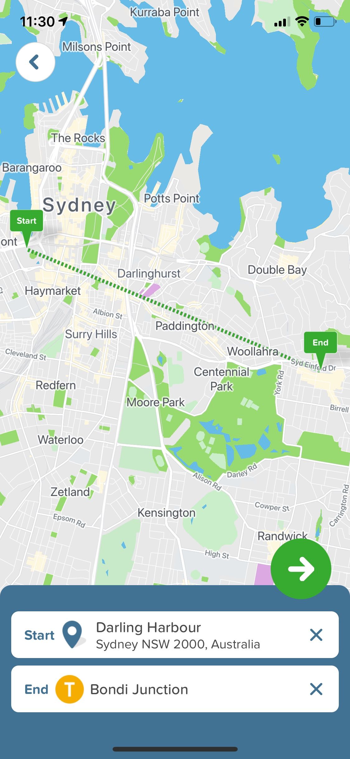 citymapper app map