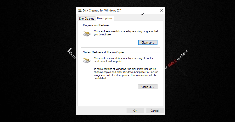 clean up restore points - Come rimuovere i file spazzatura dal tuo PC Windows 10