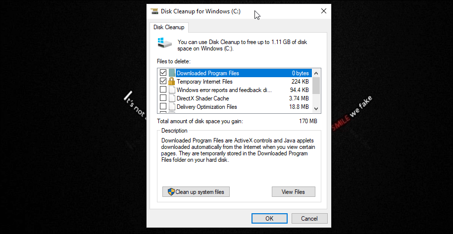 cleanup junk files disk cleanup - Come rimuovere i file spazzatura dal tuo PC Windows 10