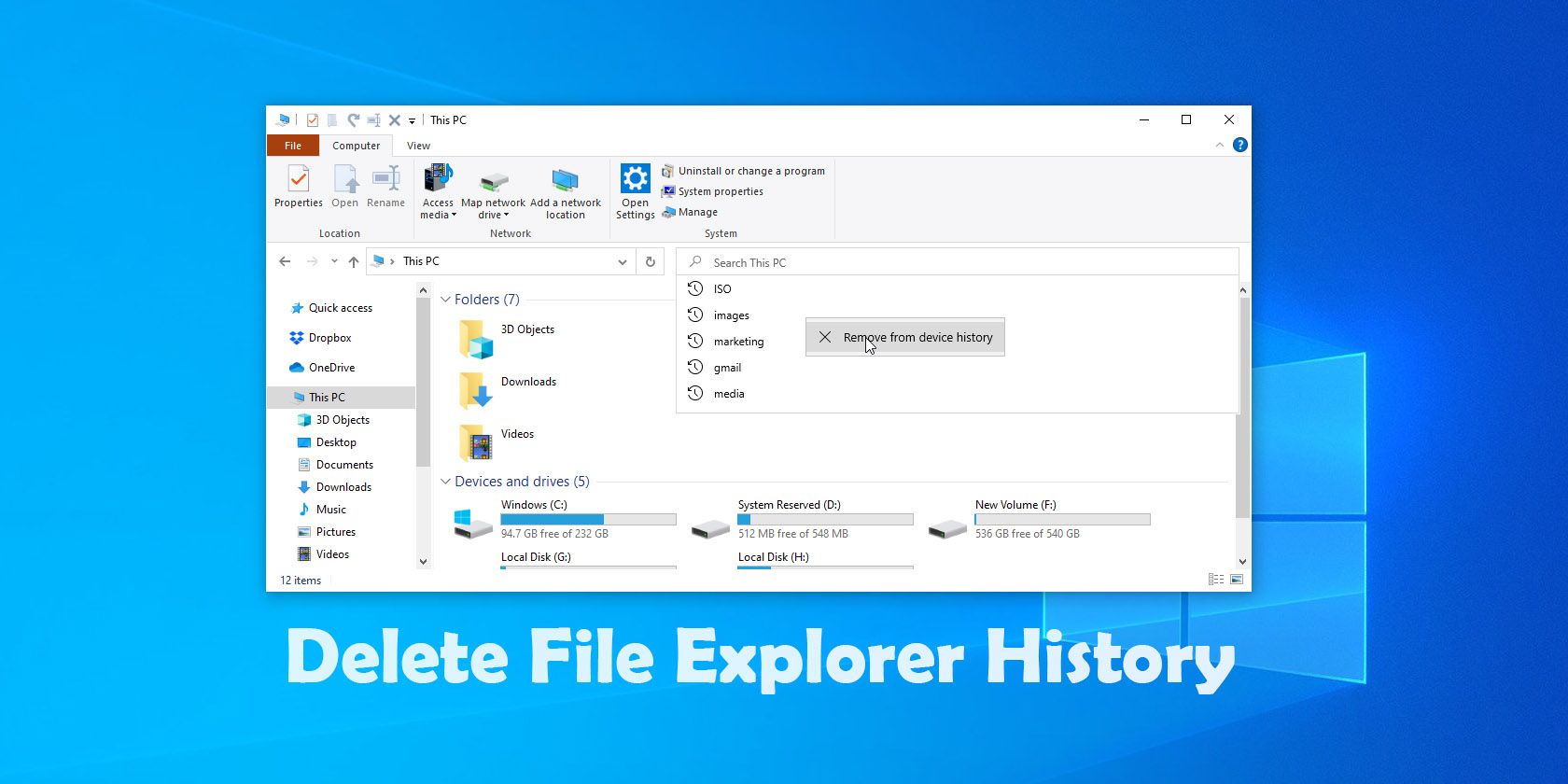 delete-address-and-search-bar-history-in-File-Explore-on-Windows-10