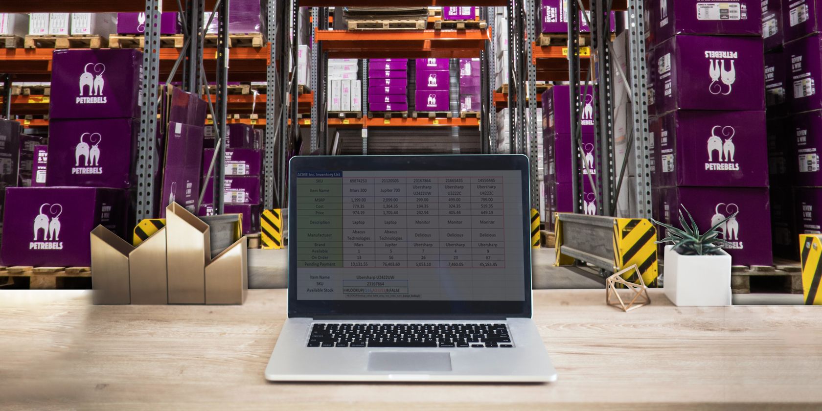 Excel spreadsheet for inventory management