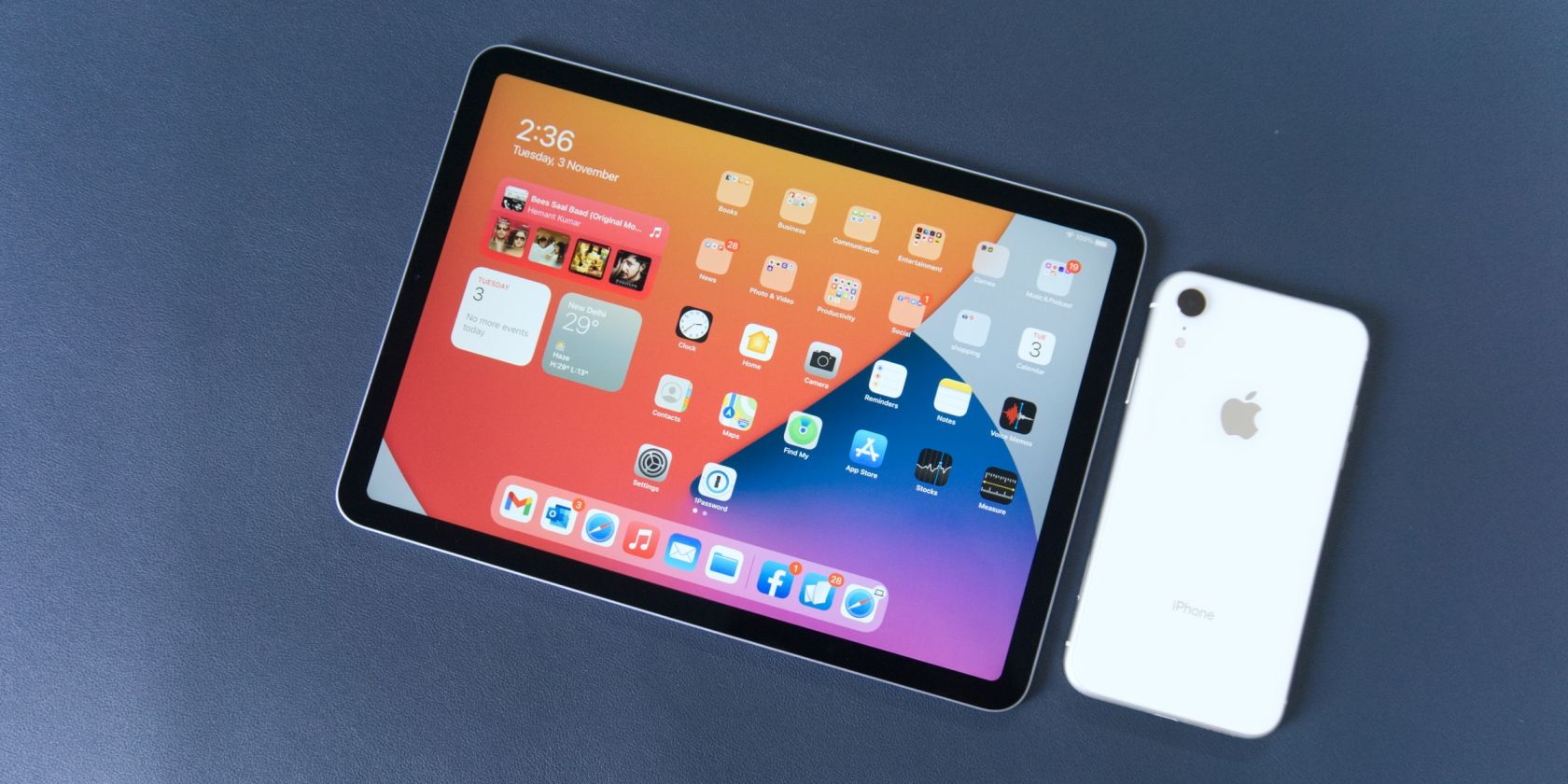 iPad Pro 11-inch next to iPhone