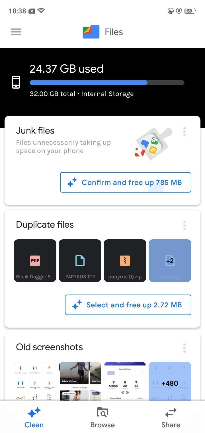 Files go homepage