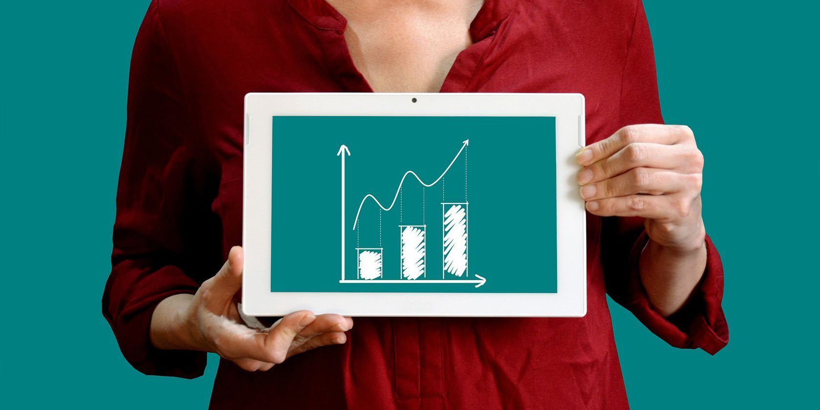 Financial graph on iPad