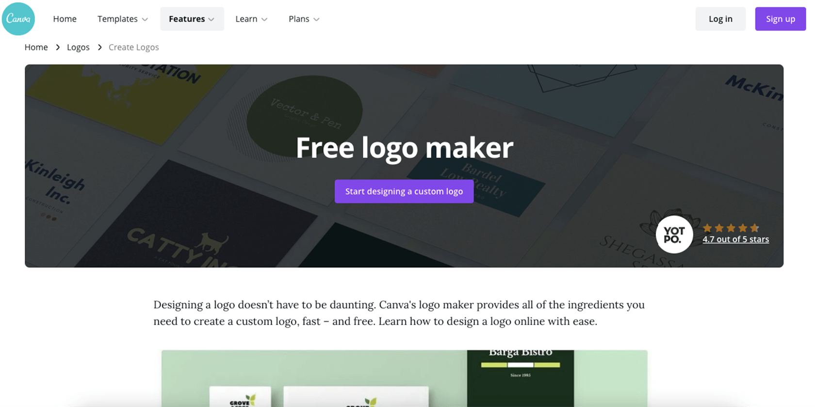 free Canva Logo maker