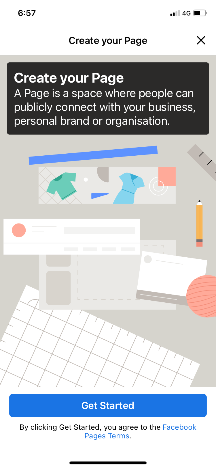 get started on your business page.