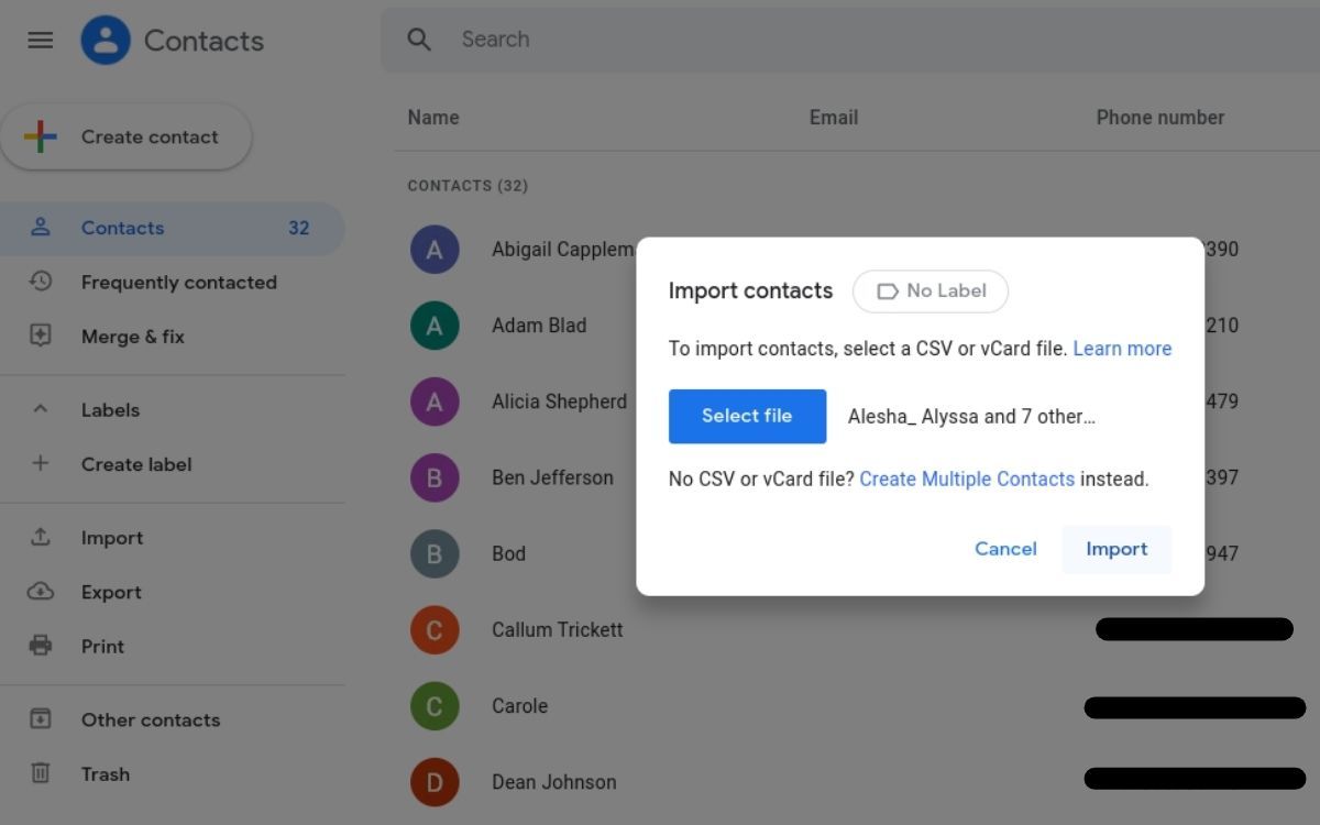 So verlassen Sie iCloud und das Apple-Ökosystem richtig - google contacts import