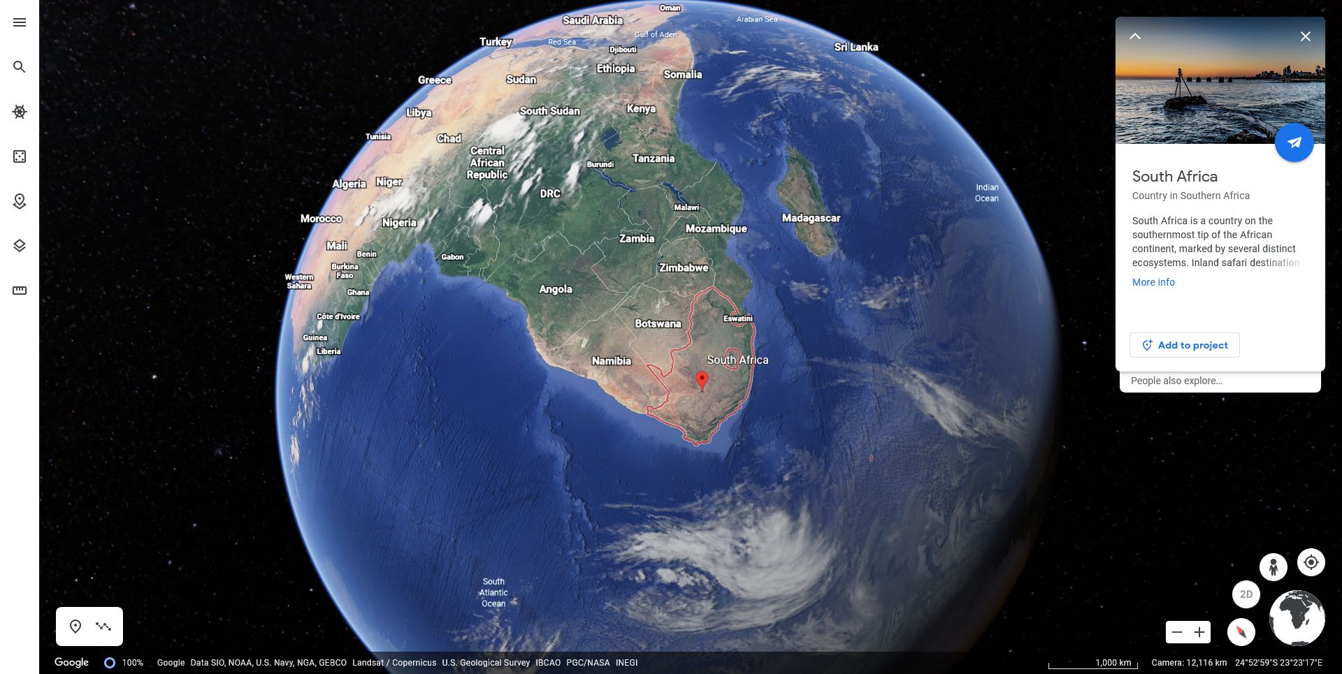 google earth in a browser